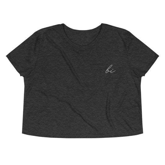 Subtle Bi Crop Tee