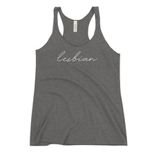 Load image into Gallery viewer, Subtle Lesbian Racerback Tank

