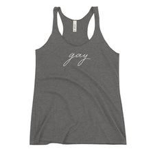 Load image into Gallery viewer, Subtle Gay Racerback Tank
